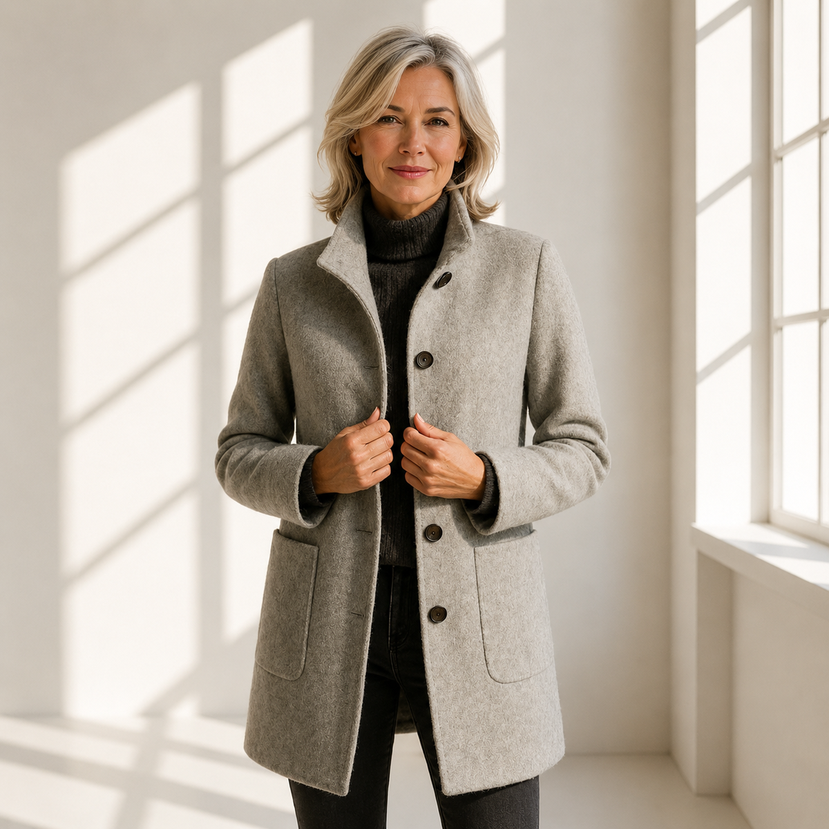 Livia | Cappotto midi elegante