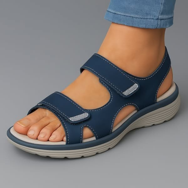 Bianca | Sandali Comfort Regolabili