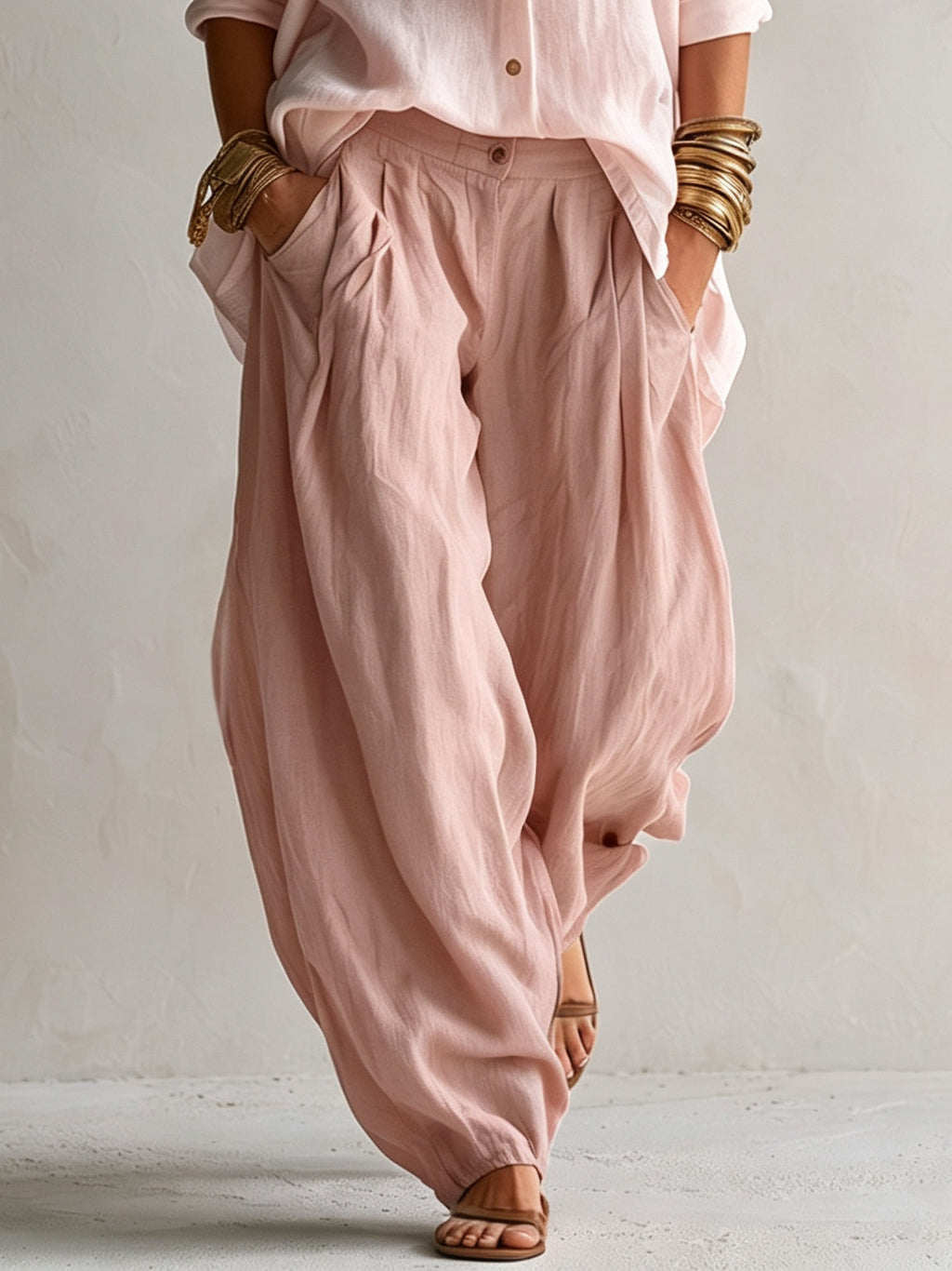 Camilla | Completo camicia oversize e pantalone a palloncino