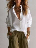 Camilla | Completo camicia oversize e pantalone a palloncino