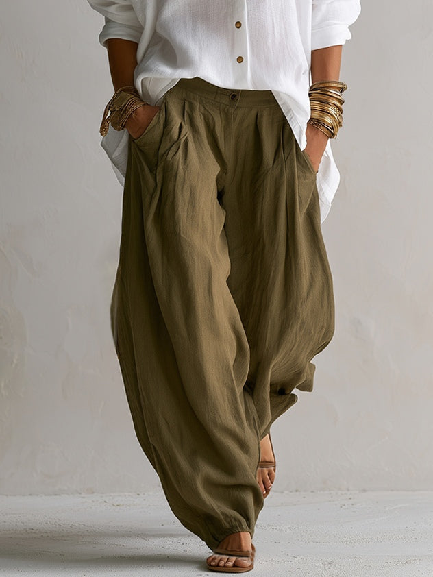 Camilla | Completo camicia oversize e pantalone a palloncino