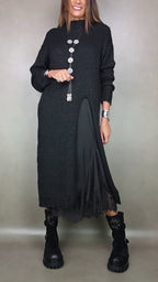 Lucia | Completo elegante maglione lungo e abito